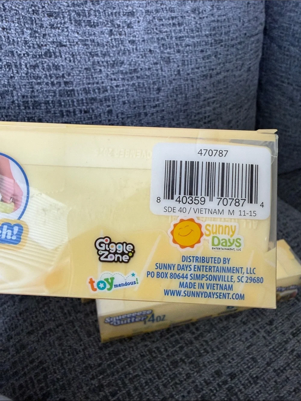 Play Food Set - Yellow